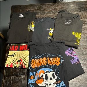 Bundle 6 Linda Finegold Assholes Live Forever black shirts all size XL